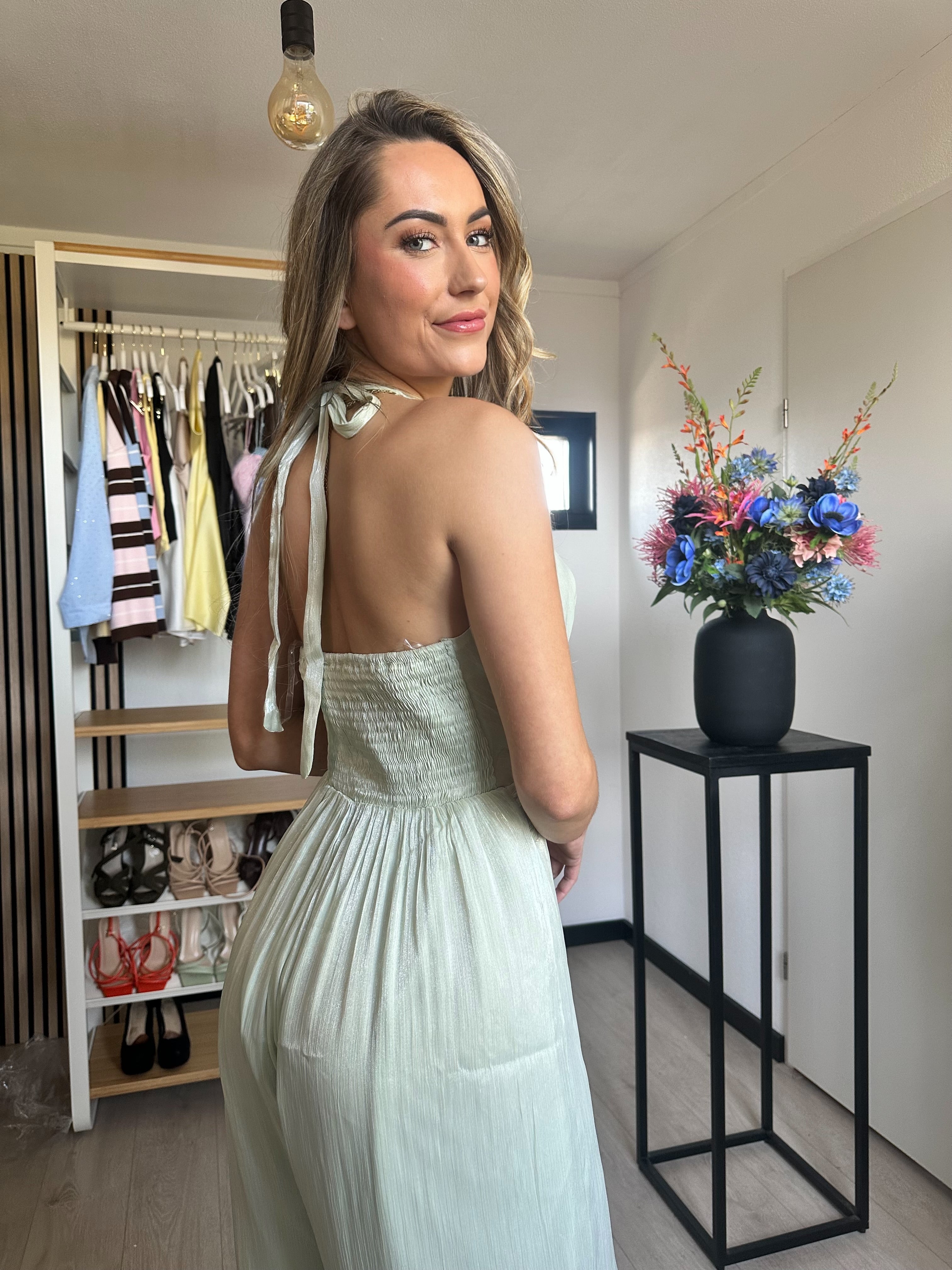 Ayla Jumpsuit - Pastel Groen