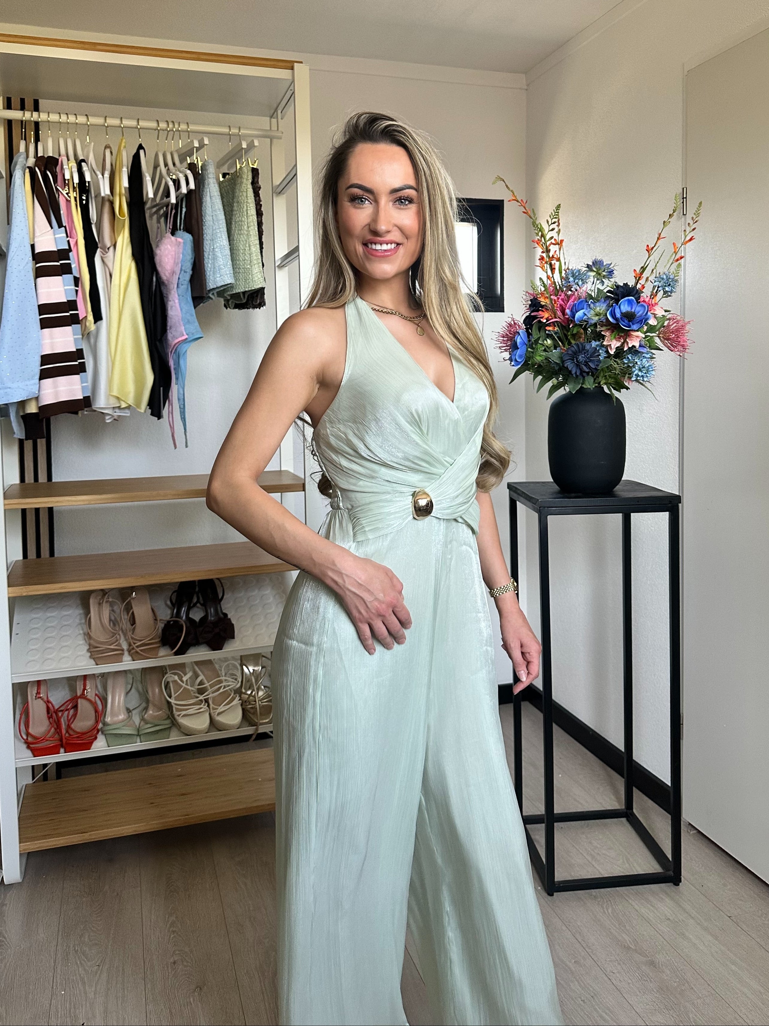 Ayla Jumpsuit - Pastel Groen