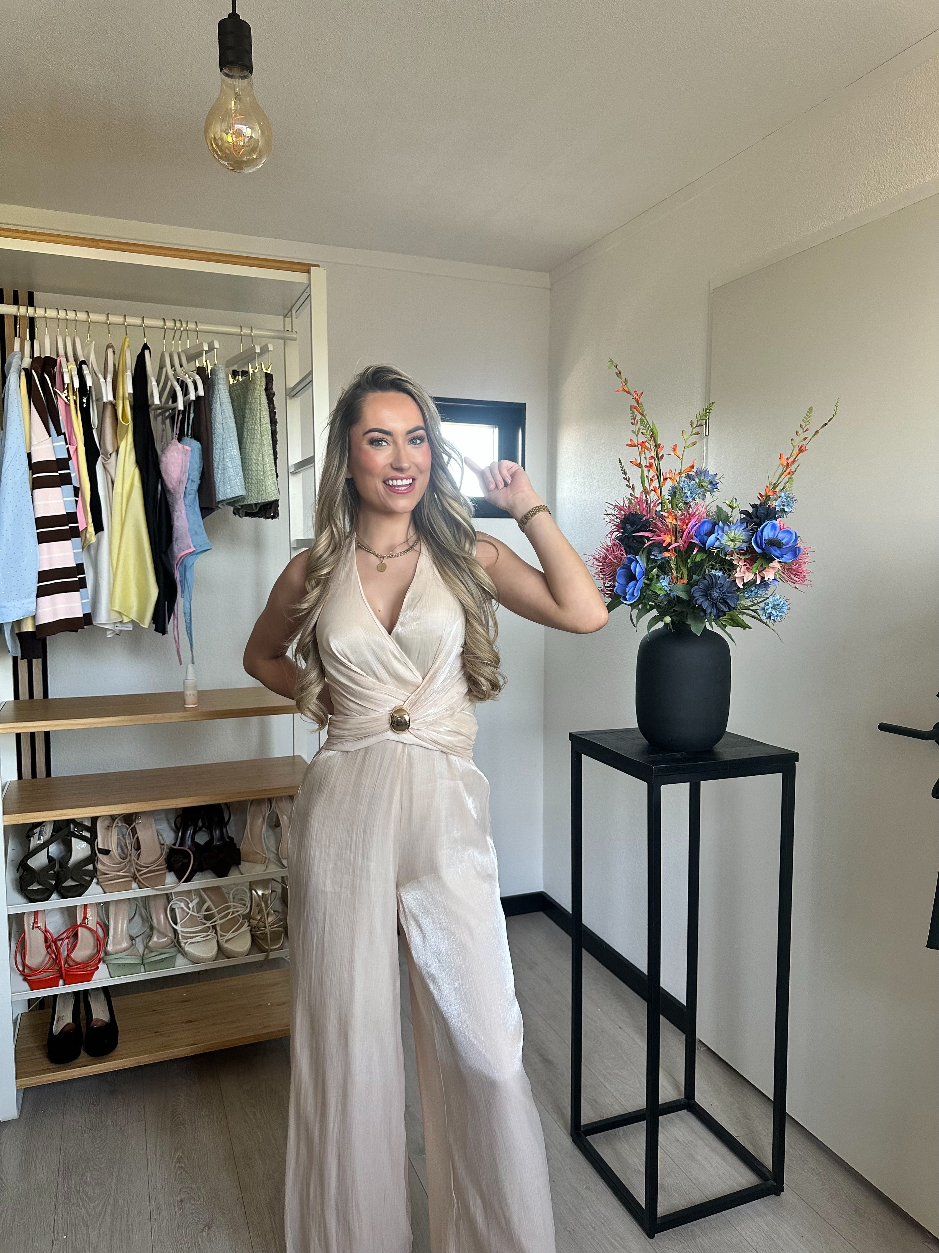Ayla Jumpsuit - Beige