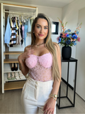 Amélie Lace Body - Roze